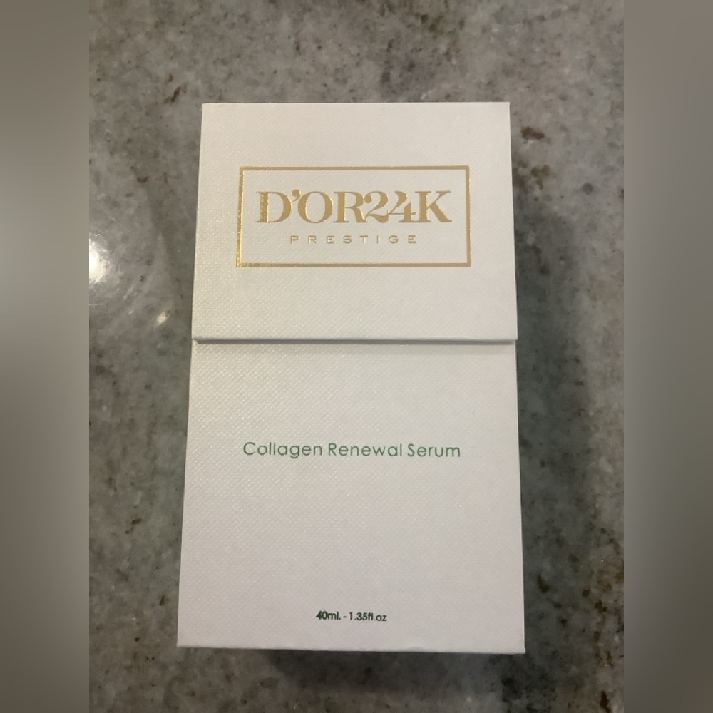 D’OR24K Prestige Collagen Renewal Serum 1.35 oz
Infused with ⭐️⭐️24K GOLD⭐️⭐️NIB